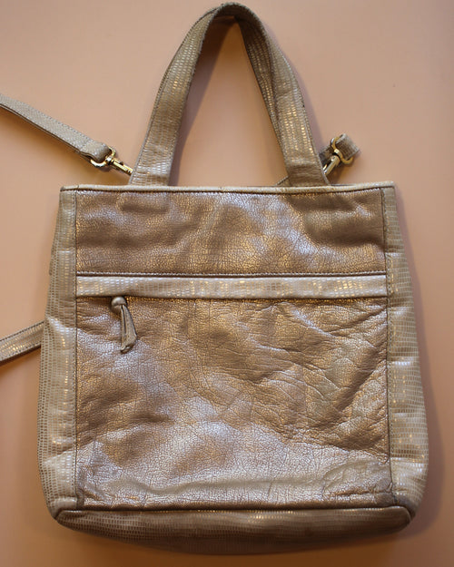 1980s Leather Patchwork Bag