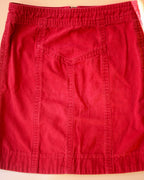 Marc Jacobs Red Zip-Front Skirt