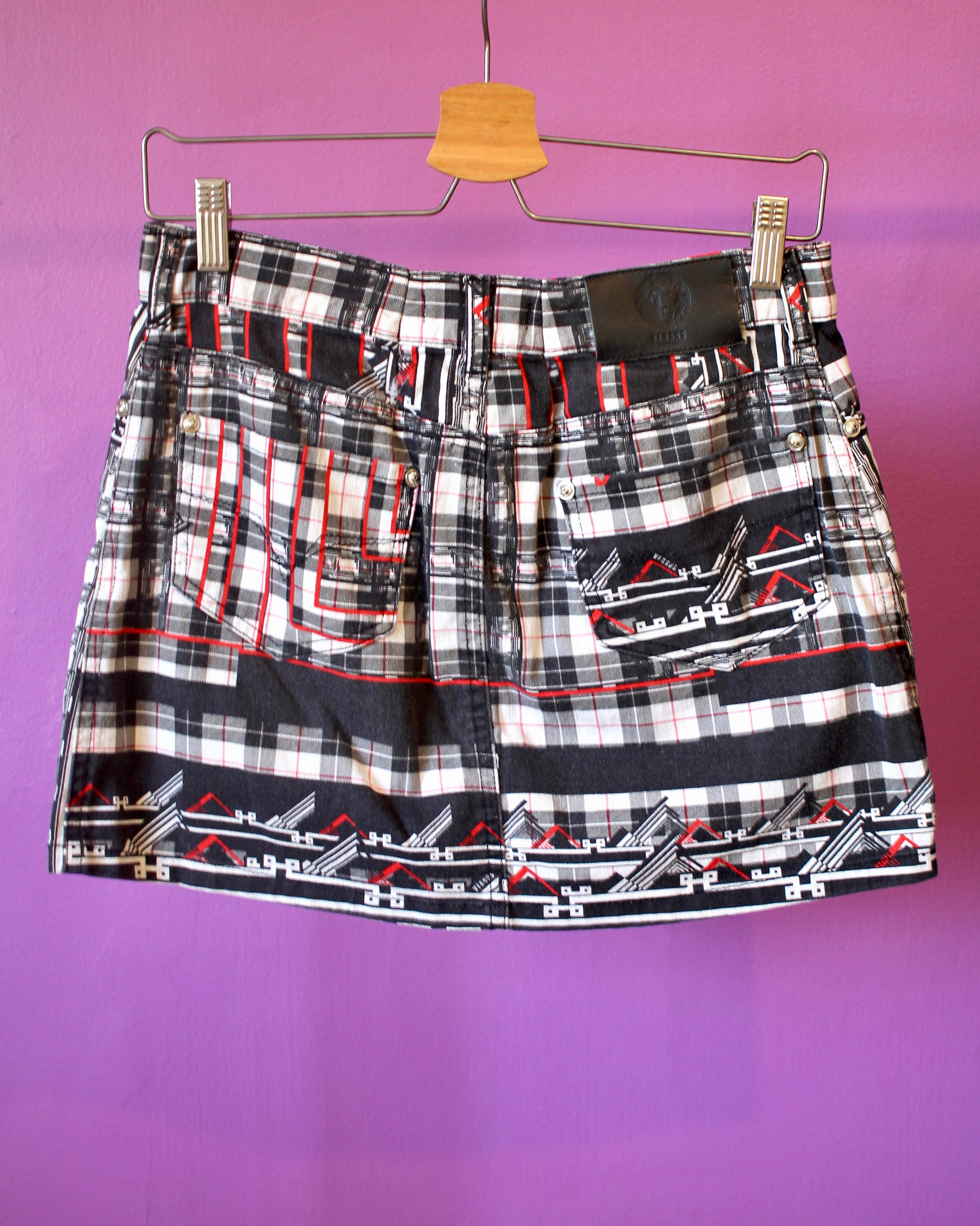 Versus Printed Mini Skirt