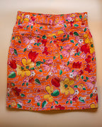 Floral Pop Mini Skirt