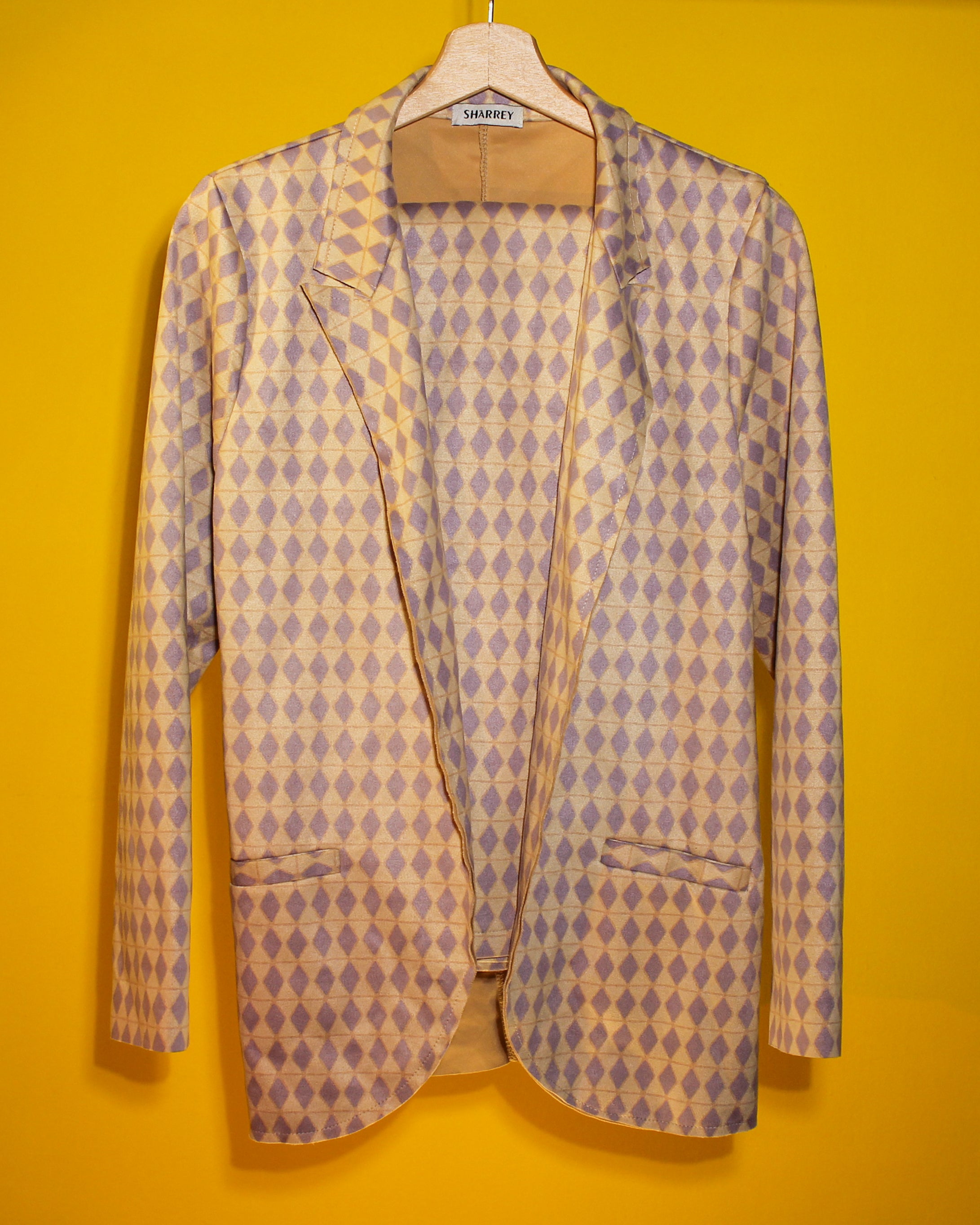 Geometric Flared Trouser Set