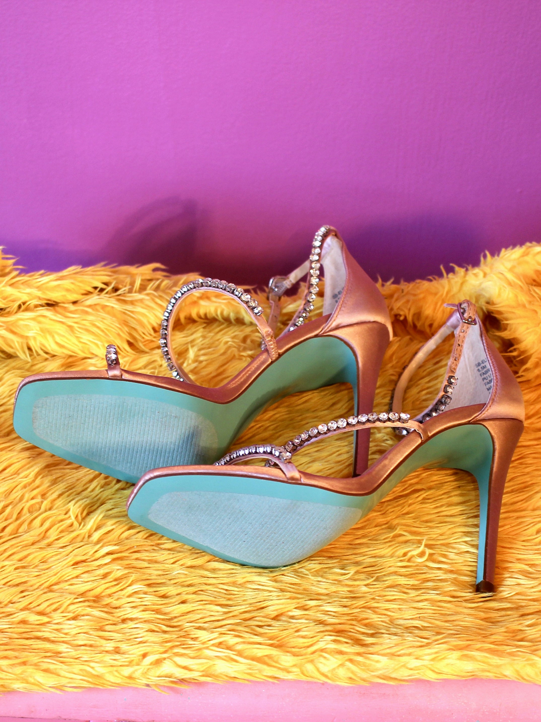 Betsey Johnson Rhinestone Heels