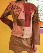 Patchwork Leather Jacket