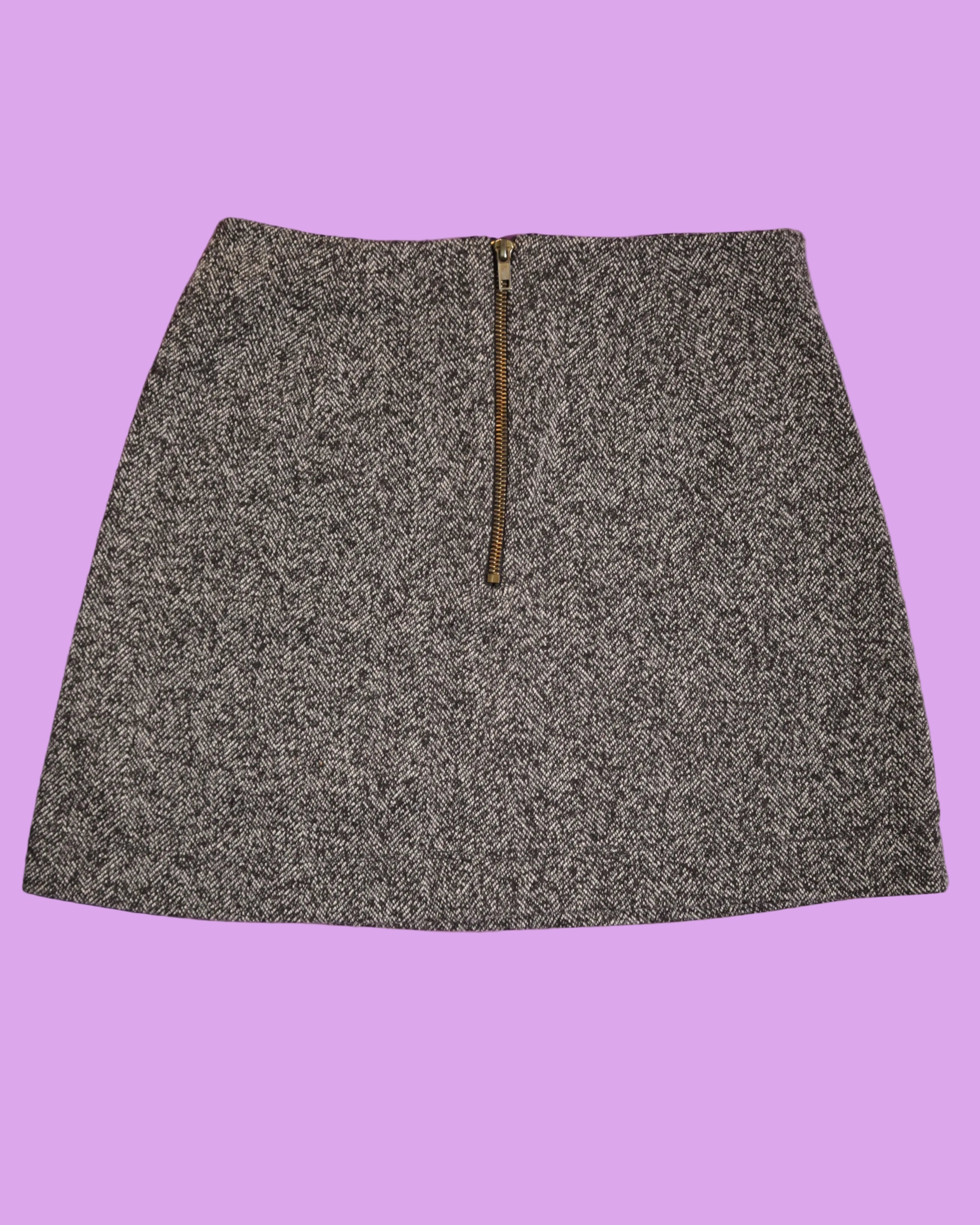 Textured Mini Skirt