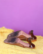 Max Mara Leather Slingback Heels