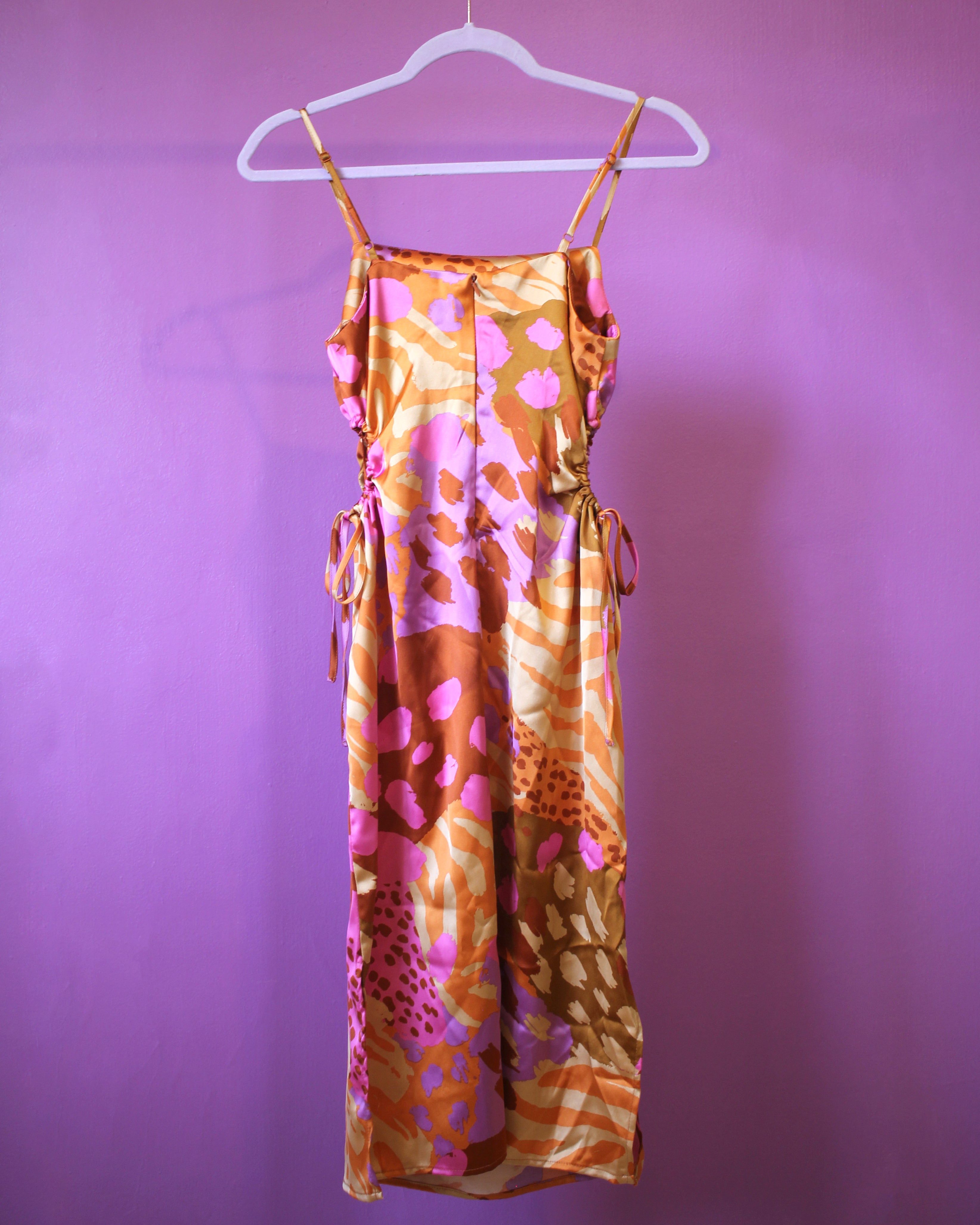 Christian Lacroix Satin Midi Dress