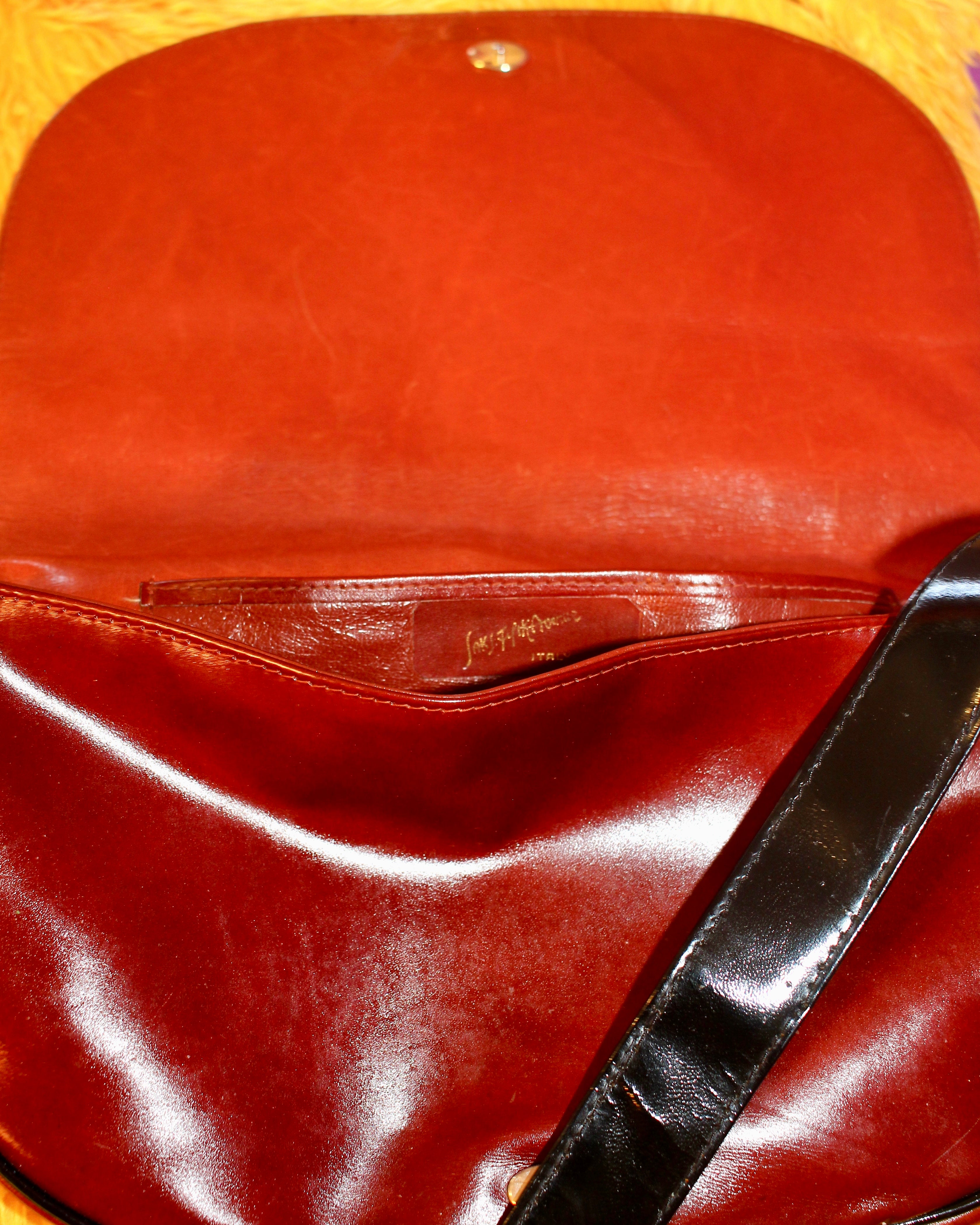 Leather Saddle Bag