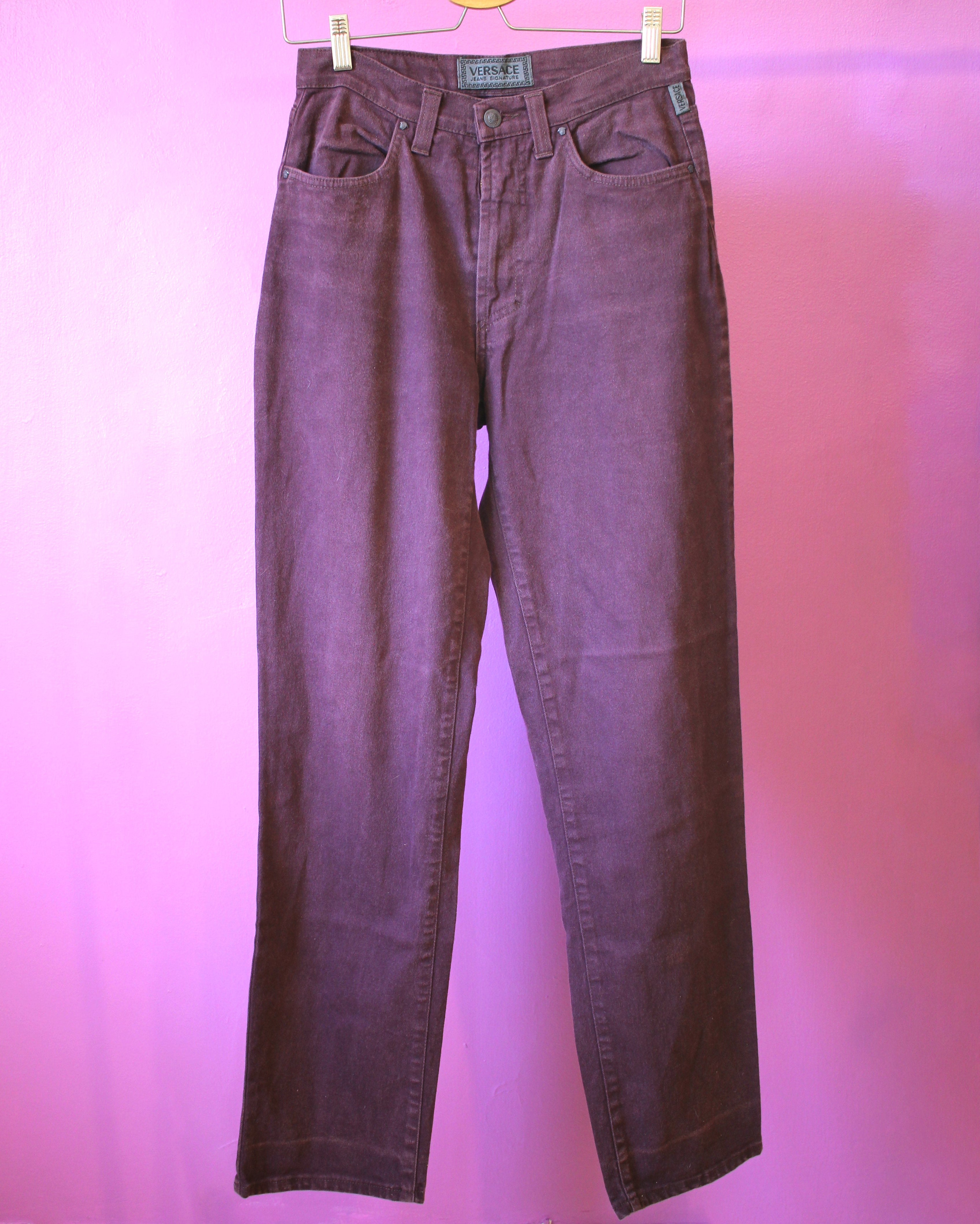Versace Purple Denim Jeans