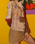 Patchwork Leather Jacket