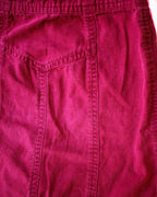 Marc Jacobs Red Zip-Front Skirt