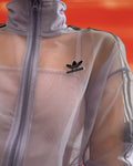 Sheer Adidas track jacket
