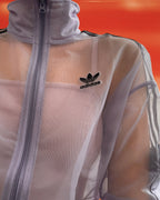 Sheer Adidas track jacket