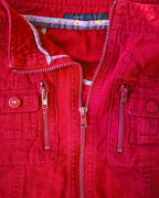 Marc Jacobs Red Zip-Front Skirt