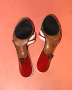 Susan Bennis Warren Edwards Leather Mules