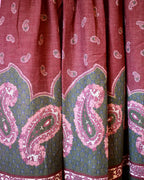 Vintage Paisley Midi Skirt