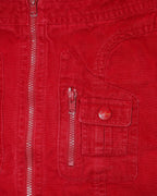 Marc Jacobs Red Zip-Front Skirt
