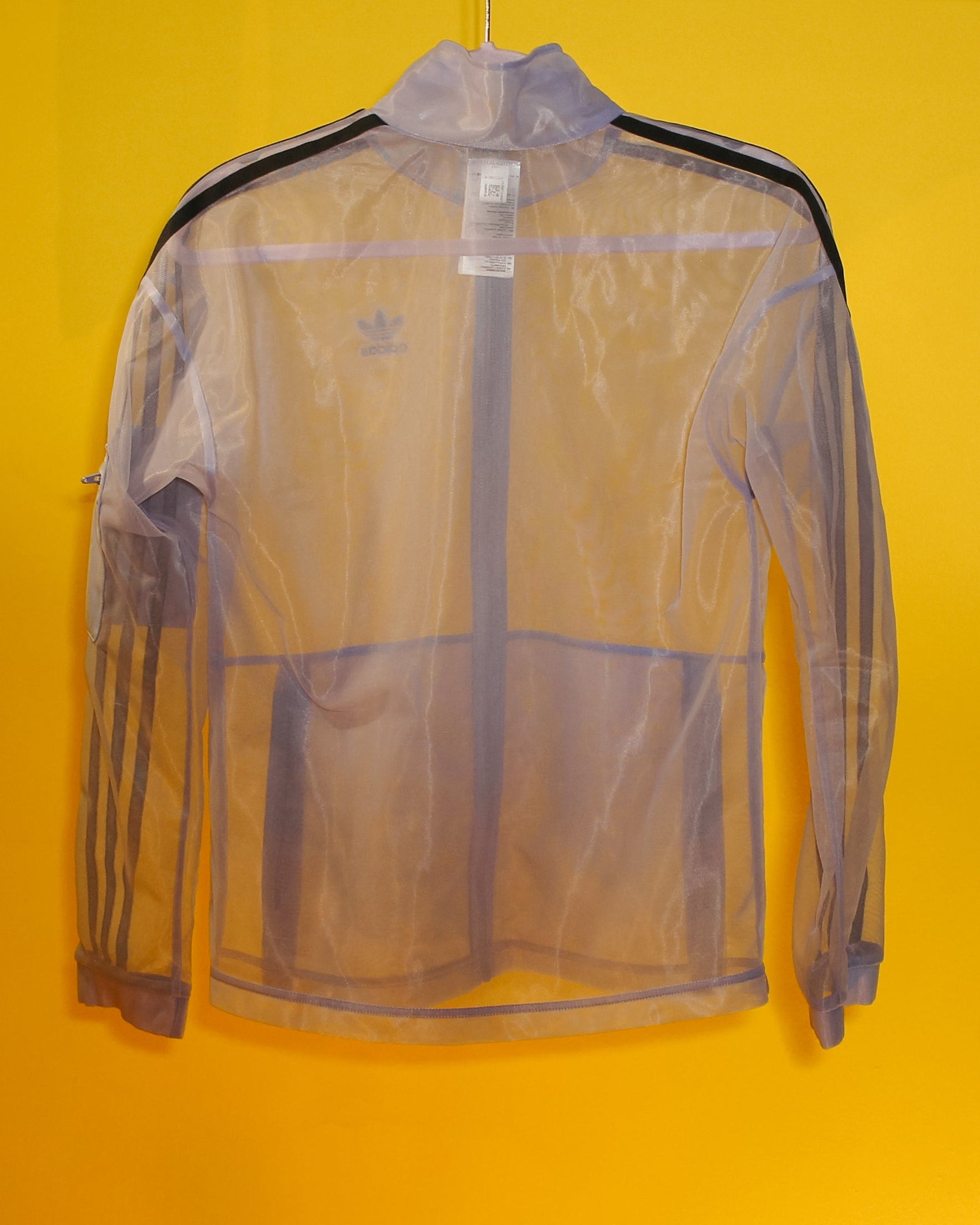 Sheer Adidas track jacket