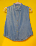 Denim Button-Up Shirt