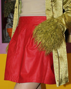 Red Leather Skirt