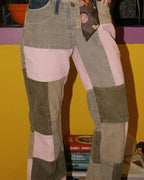 Patchwork Corduroy pants