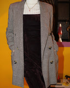 Grey Check Blazer
