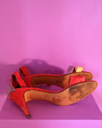 Julianelli Colorblock Ankle Heels