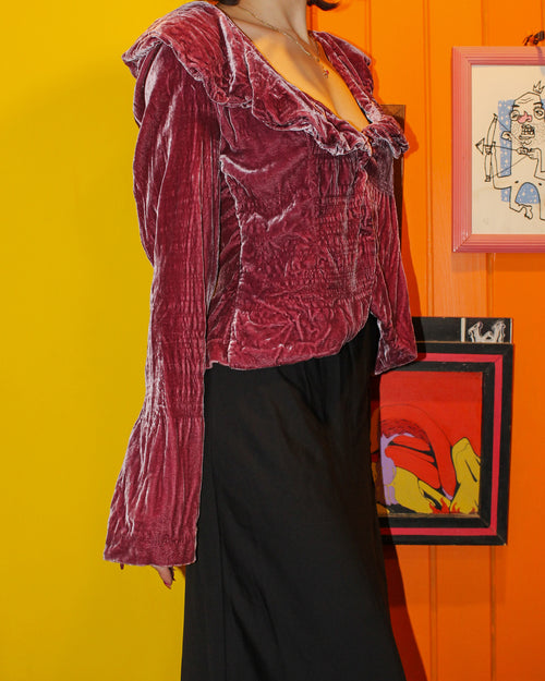 Ash Rose Velvet Jacket