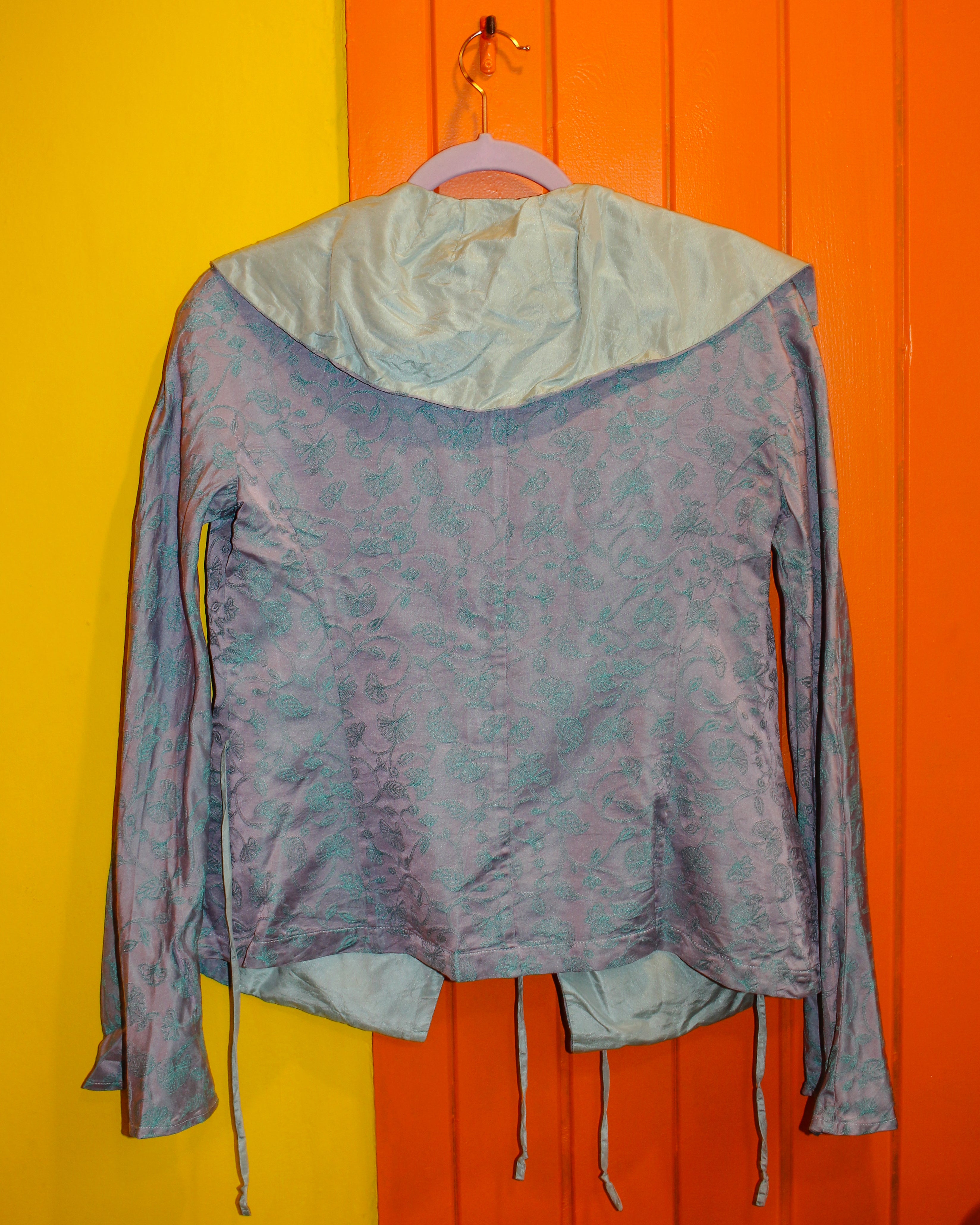 Anja Gockel Silk Wrap Jacket