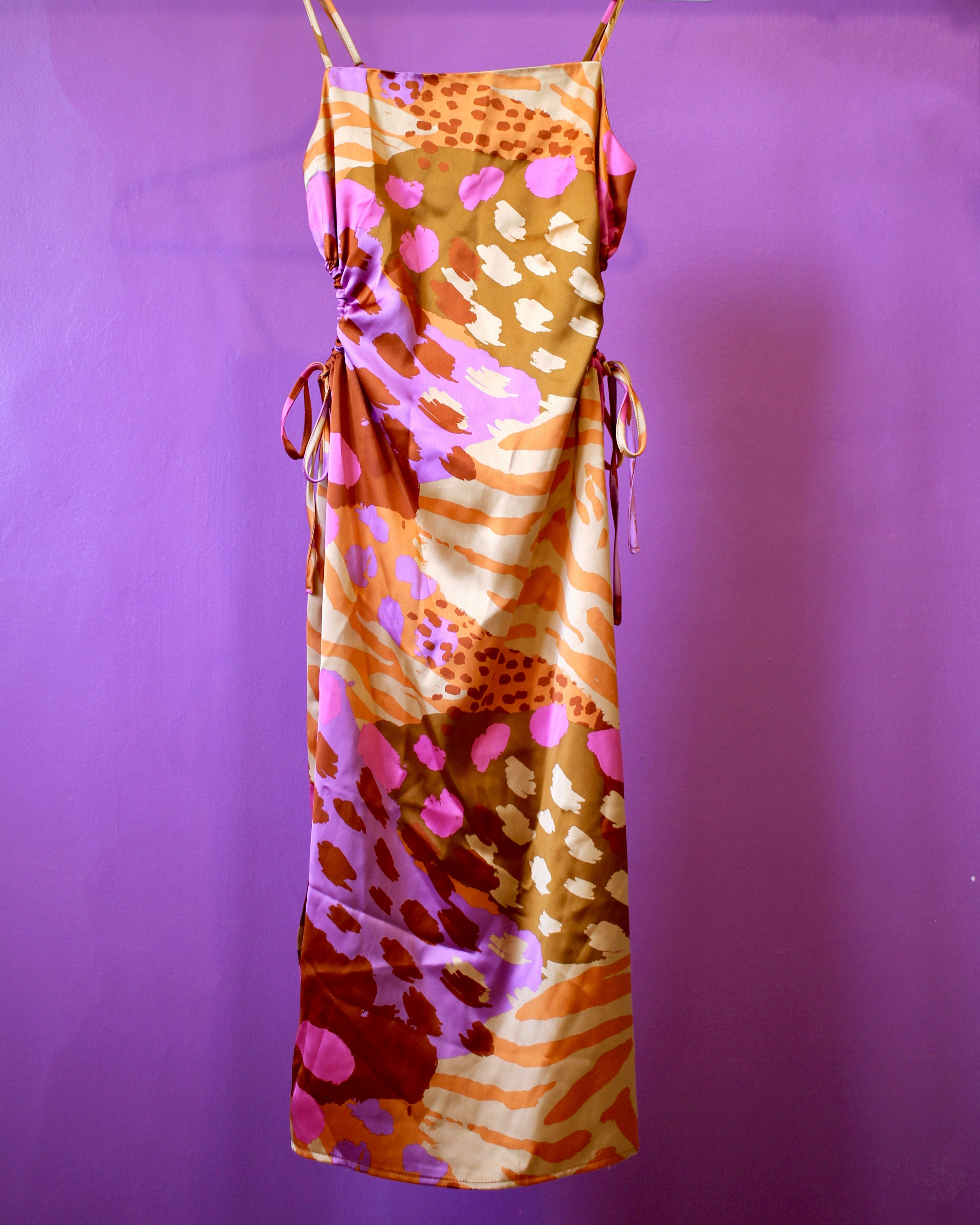 Christian Lacroix Satin Midi Dress