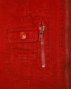 Marc Jacobs Red Zip-Front Skirt