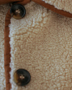 Beige Textured Coat
