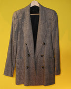 Grey Check Blazer