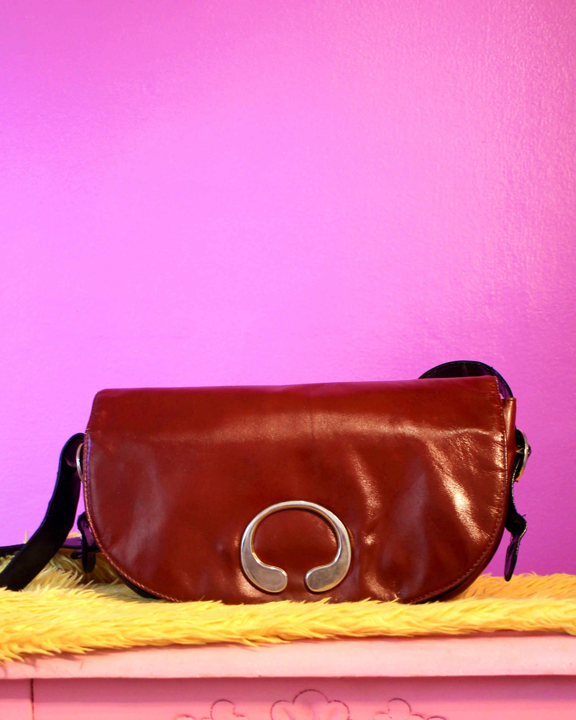 Leather Saddle Bag