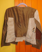 Patchwork Leather Jacket