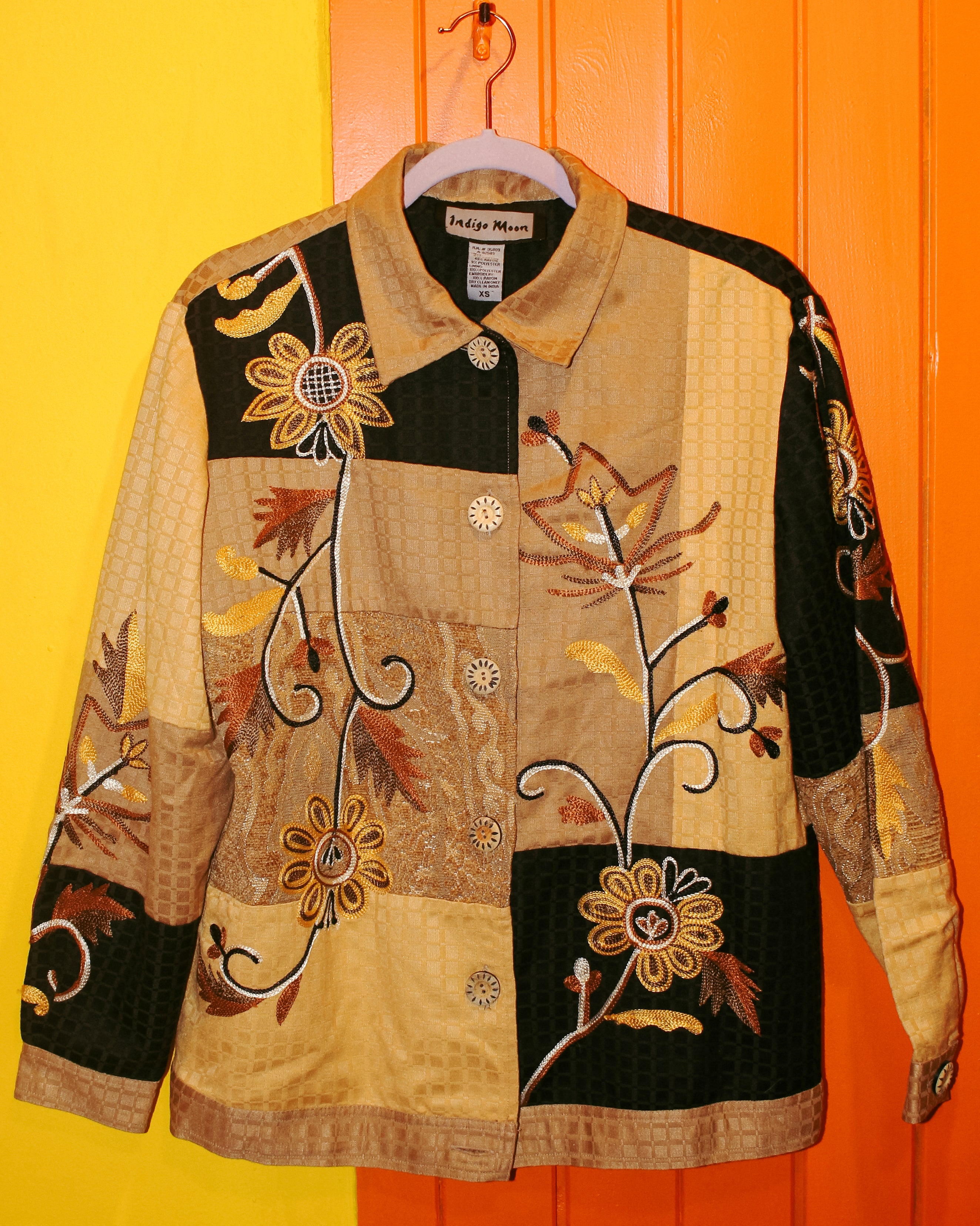 Embroidered Patchwork Jacket