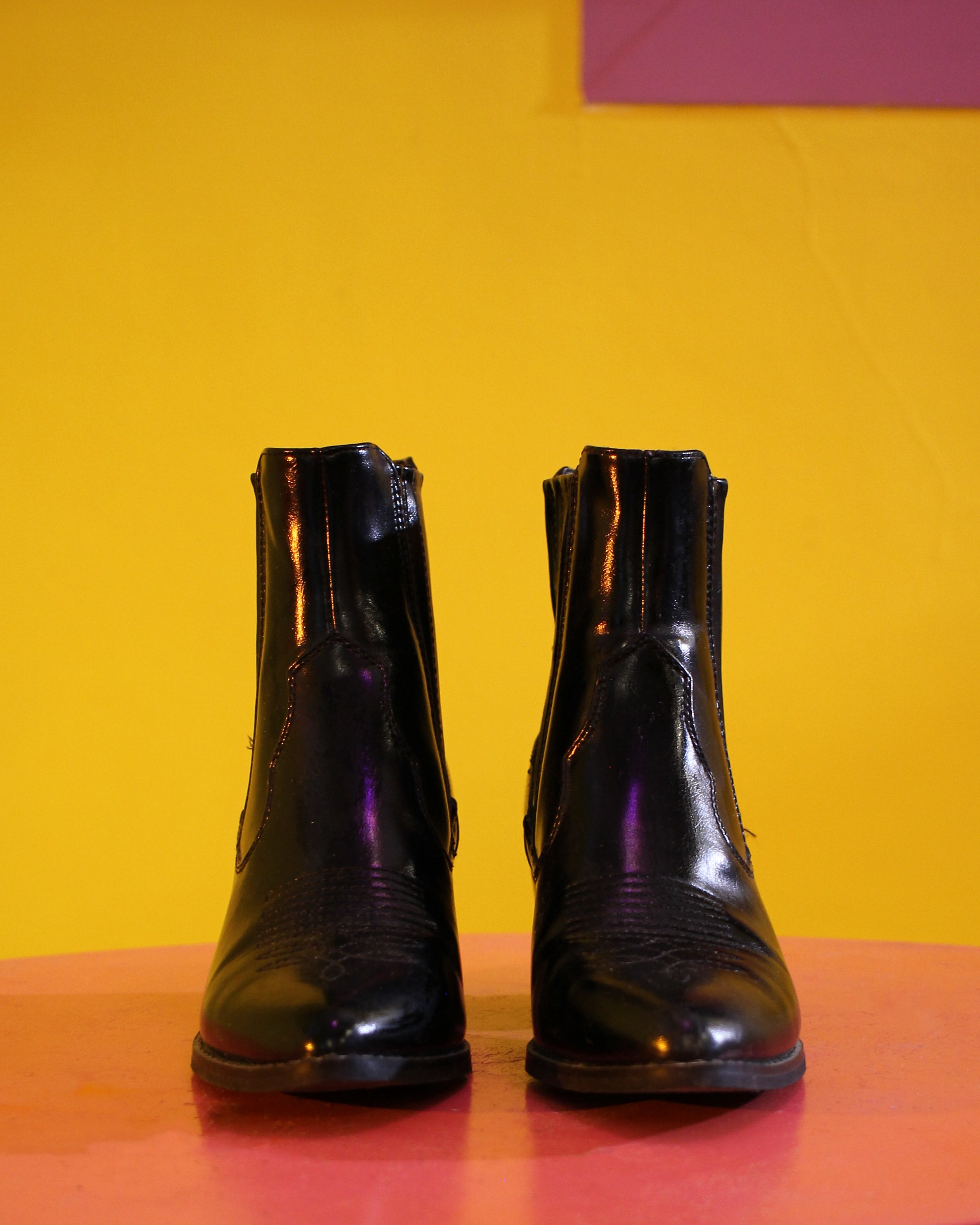 Black Western Ankle Boots