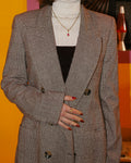 Grey Check Blazer