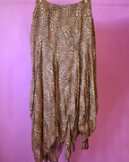 Leopard Handkerchief Skirt