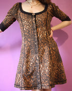 Betsey Johnson Leopard Dress
