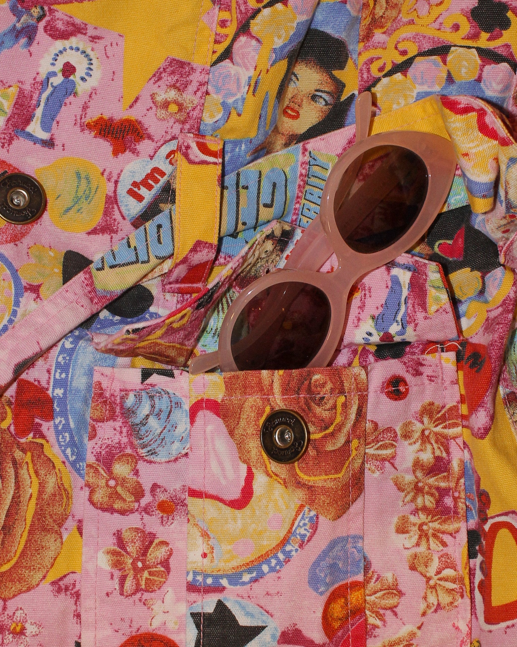Pink Cat-Eye Sunglasses