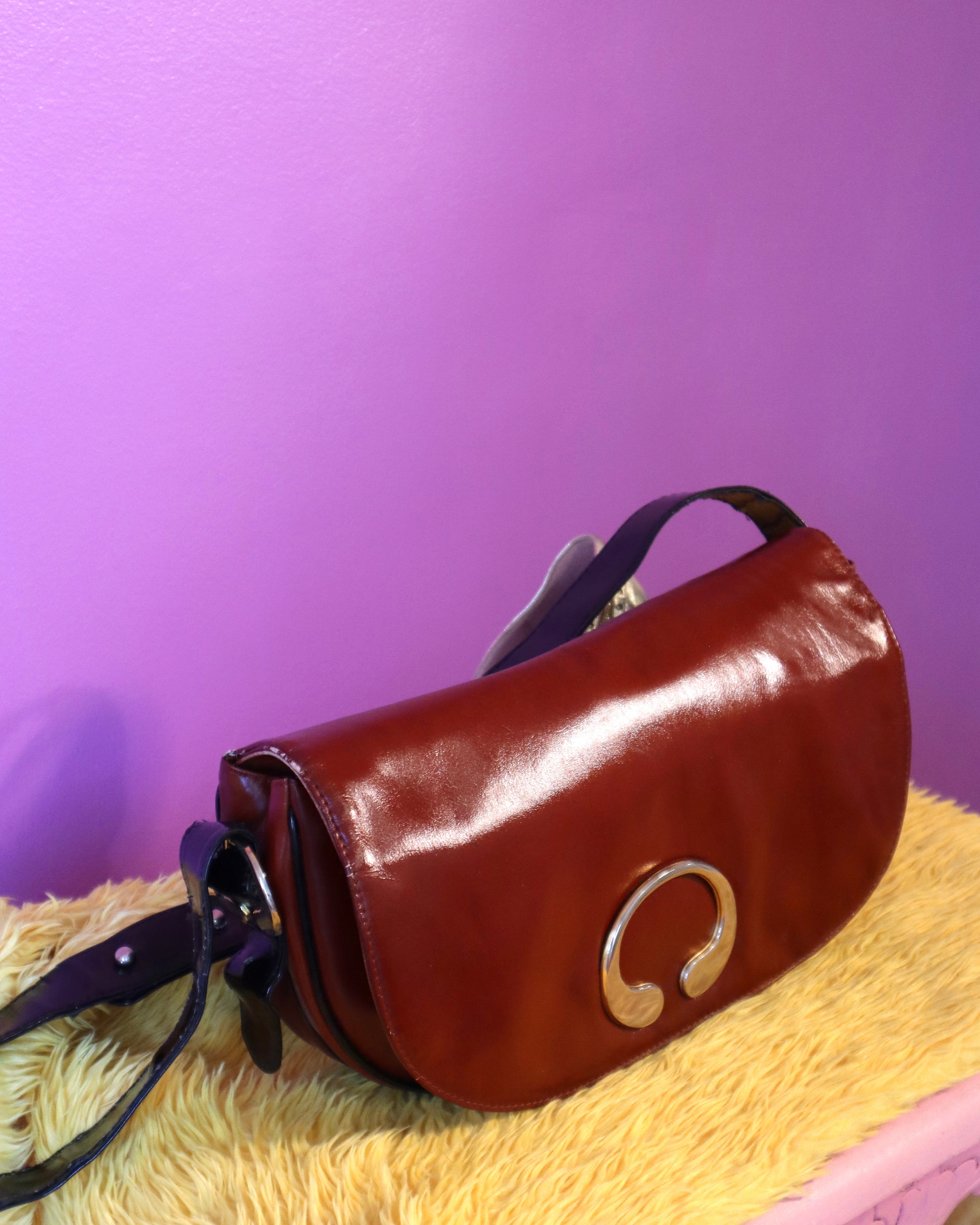 Leather Saddle Bag