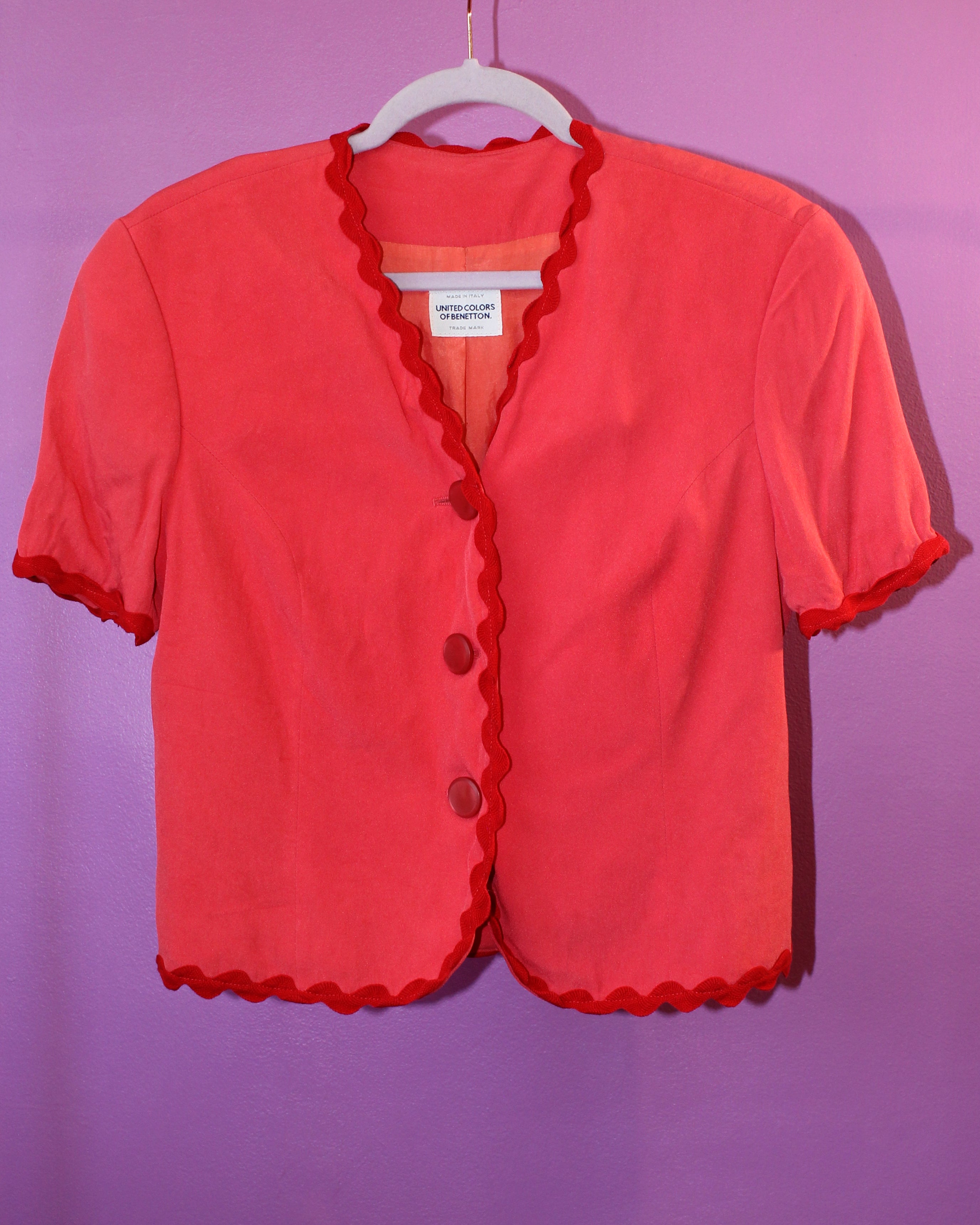Benetton Silk Blend Jacket