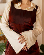 Burgundy Mini Dress