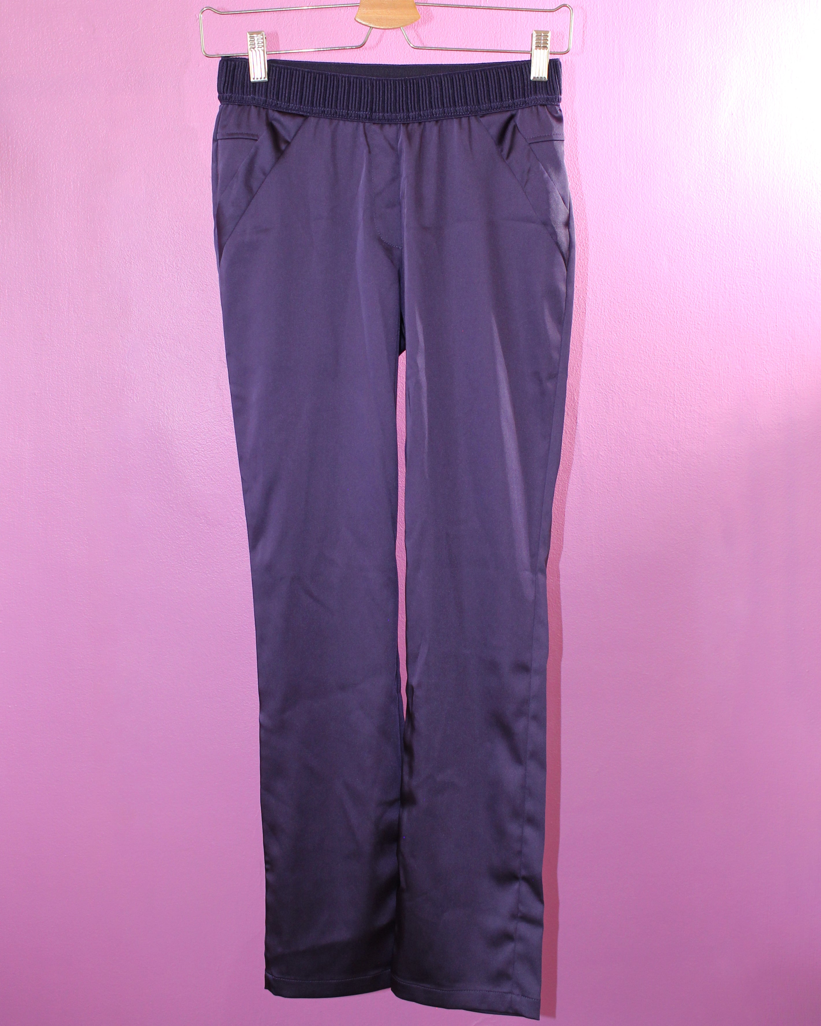 ICINOO Satin Pull-On Pants