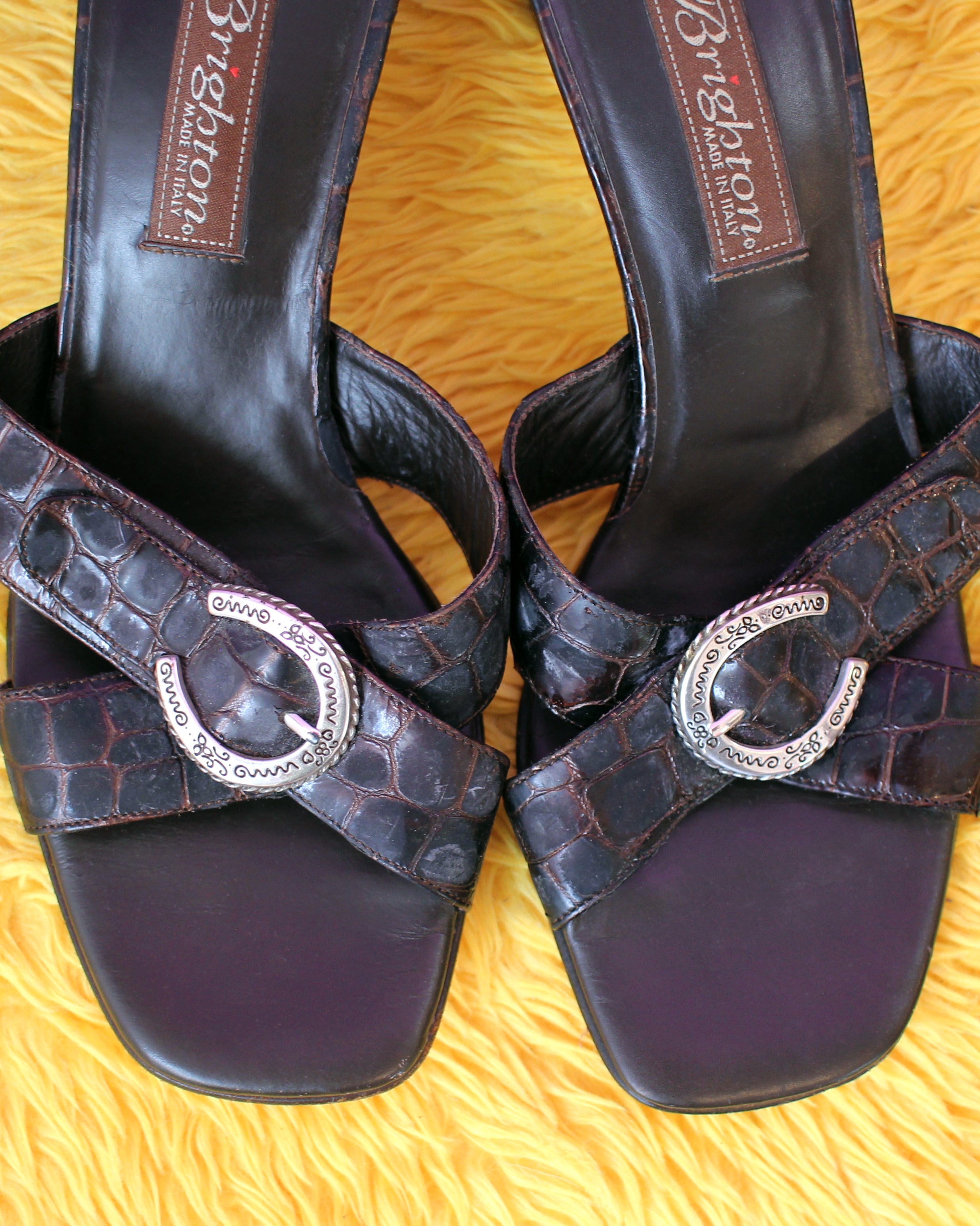 Brighton Italian Leather Mules