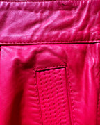 Red Leather Skirt