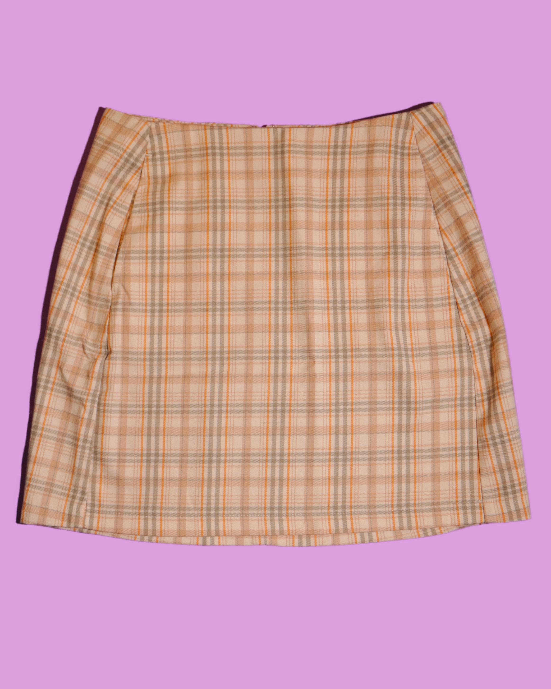 Plaid Mini Skirt