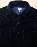 Armani Jeans Navy Velvet Shirt