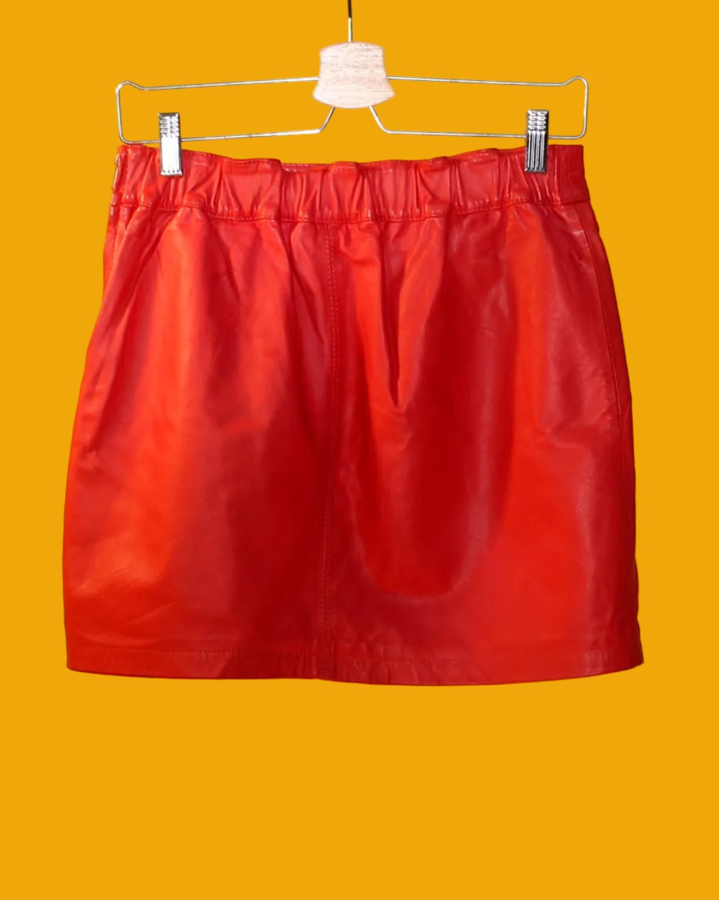 Red Leather Skirt