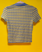 Striped Knit Polo